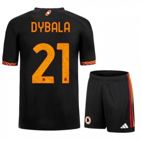 AS Roma Dybala 21 Matchtröjor Barn Tredje Fotbollströja 2023-24 AS Roma Dybala 21 Matchtröjor Barn Tredje Fotbollströja 2023-24